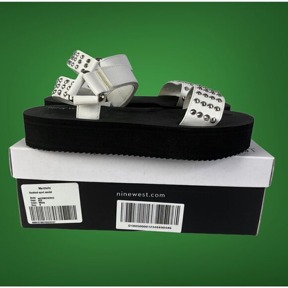 Nine West Studded Sport Sandals Size 8 - Picture 4 of 11